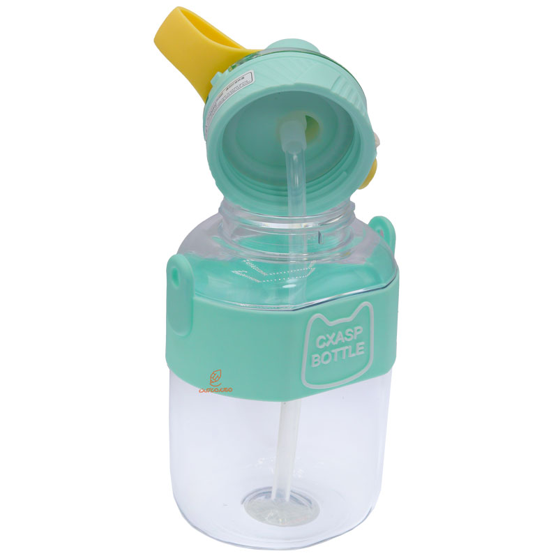قمقمه نی دار 800 میل 386 سبز CXASP BOTTLE (6)