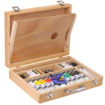 ست رنگ روغن 10 رنگ جعبه چوبی ونگوگ VAN GOGH (9)
