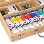 ست رنگ روغن 10 رنگ جعبه چوبی ونگوگ VAN GOGH (8)