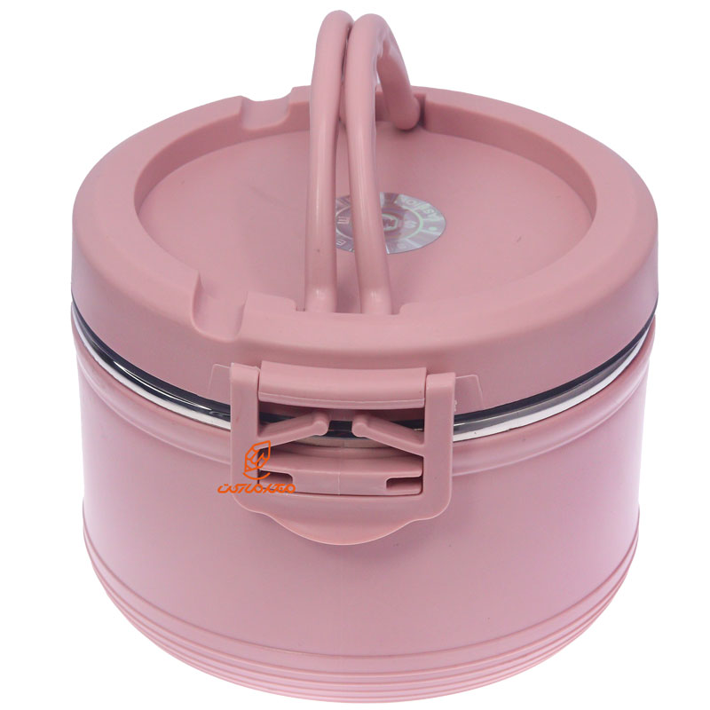 ظرف غذا یک طبقه صورتی داخل استیل 2120 SIMPLE (3)