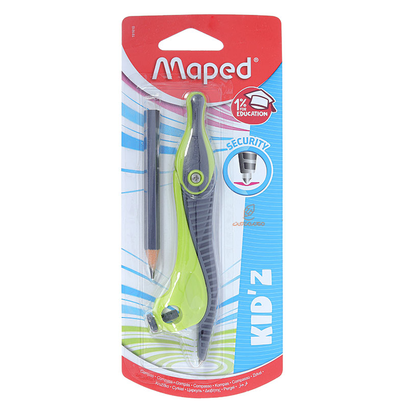 پرگار مدادگیر سبز مدل کیدز 1610 مپد MAPED