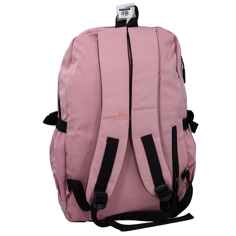 کوله پشتی دخترانه صورتی کرمی SUNDAY HAPPY (6)