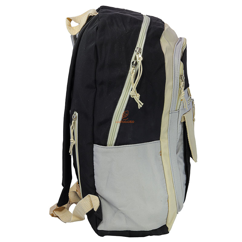 کوله پشتی دخترانه مشکی کرمی JIAYIBAG (6)
