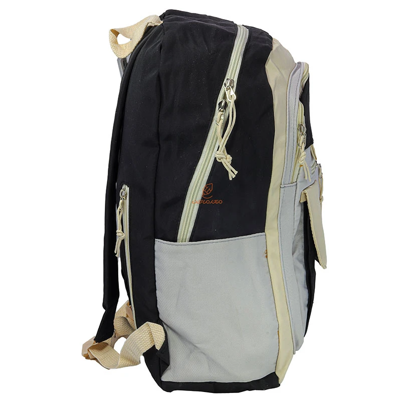 کوله پشتی دخترانه مشکی کرمی JIAYIBAG (6)