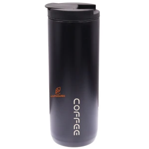 تراول ماگ 450 میل مشکی COFFEE