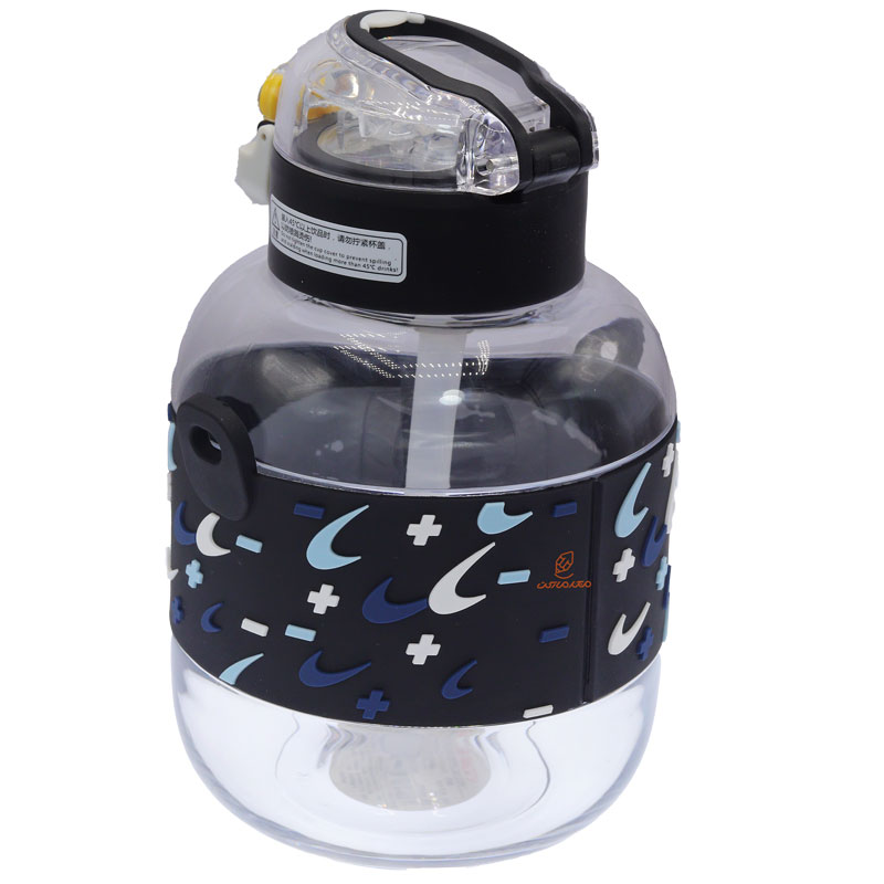 قمقمه نی دار 800 میل 830 مشکی SPAGE PLANET (3)