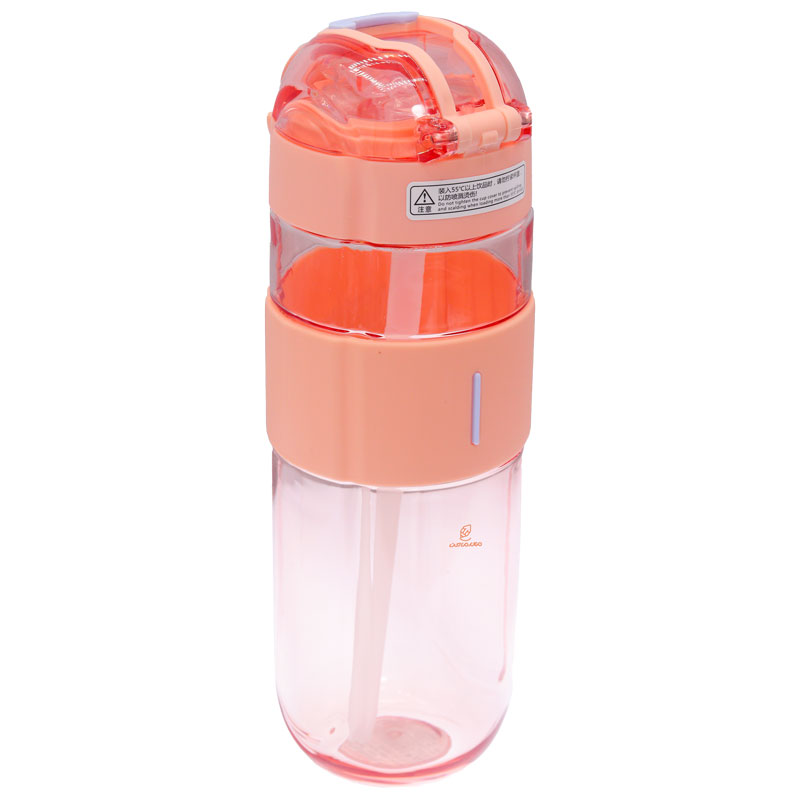 قمقمه نی دار 580 میل کد 822 گلبهی SPAGE CAPSULE (3)