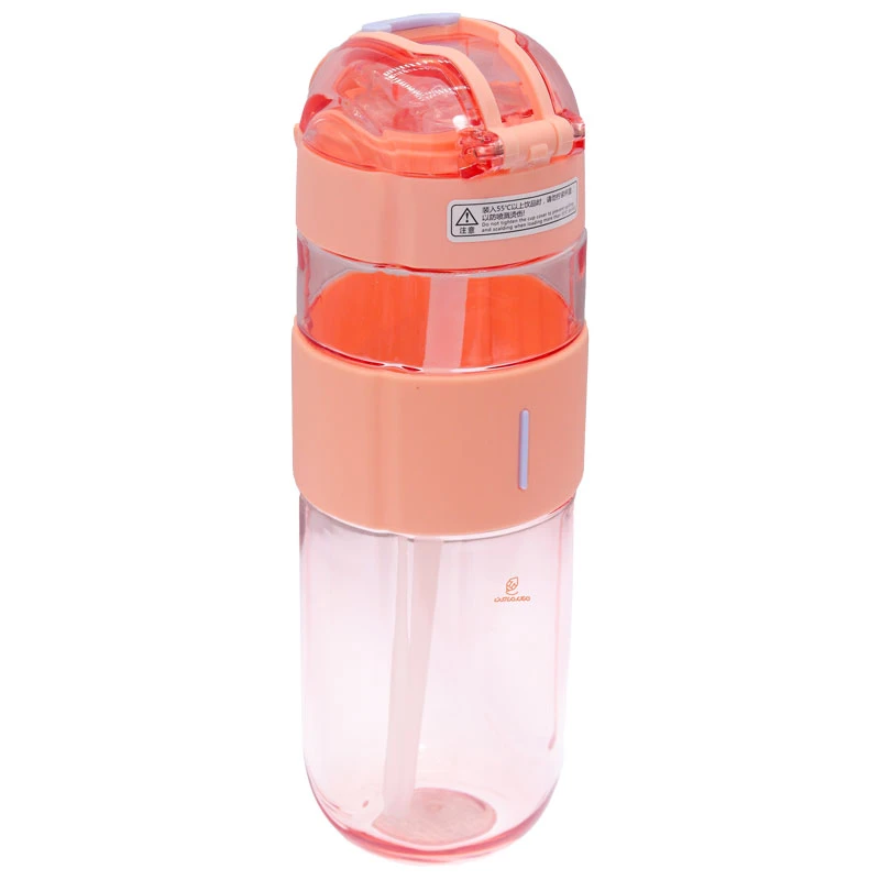 قمقمه نی دار 580 میل کد 822 گلبهی SPAGE CAPSULE (3)
