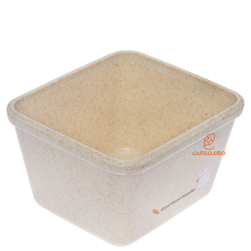 ظرف غذا یک طبقه گیاهی B528 کرم (1)