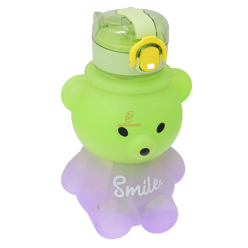 قمقمه فانتزی طرح خرس سبز SMILE (2)
