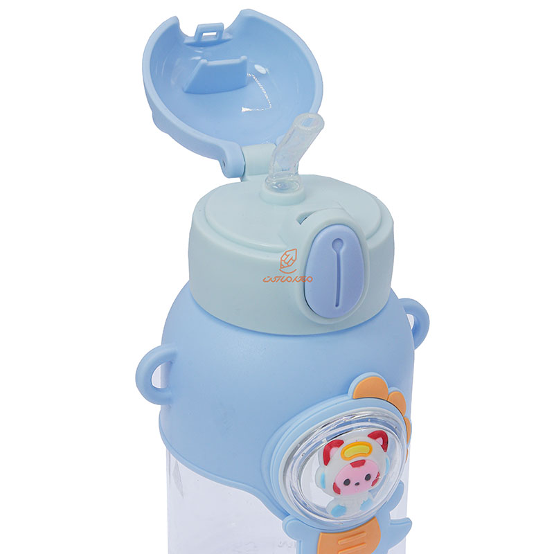 قمقمه فانتزی عروسک دار طرح دایناسور آبی (6)