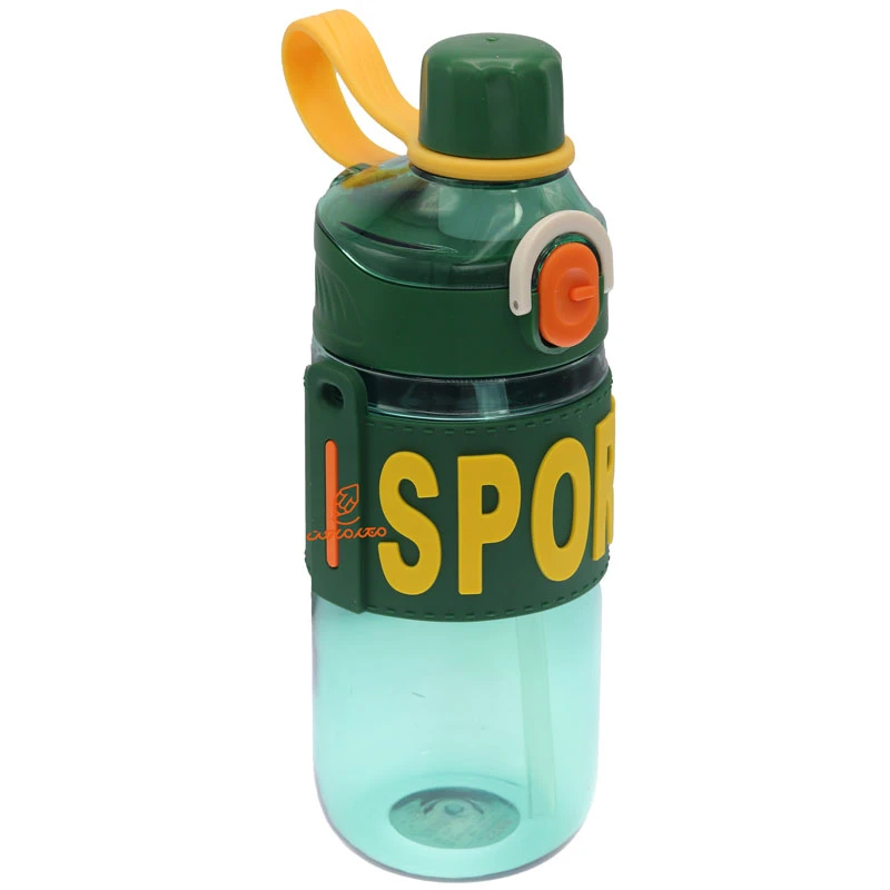 قمقمه ورزشی نی دار 500 میل کد 280 سبز SPORT BOTTLE (2)