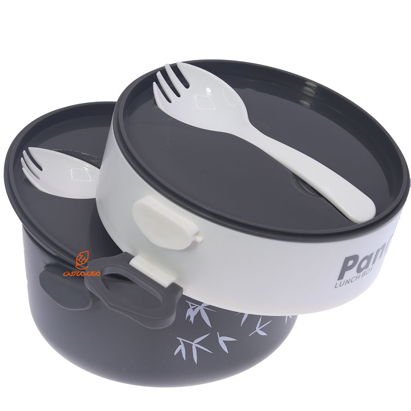 ظرف غذا دو طبقه 3074 طوسی سفید پاندا PANDA (4)