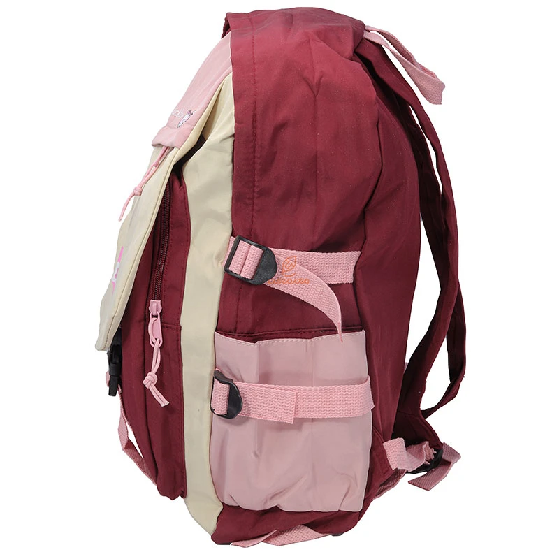 کوله پشتی دخترانه زرشکی کرمی JIAYBAG (5)