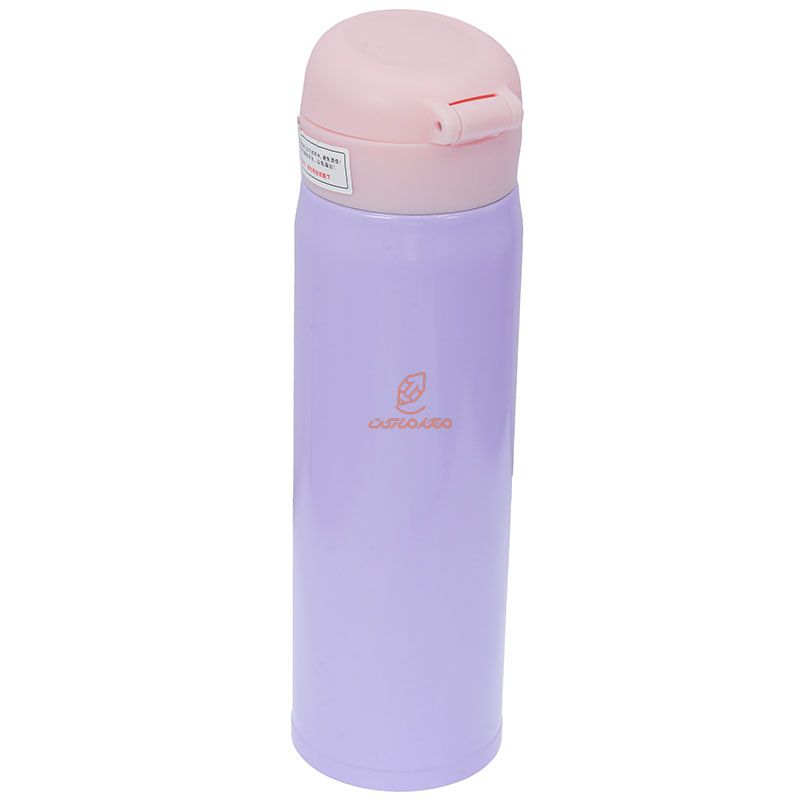 فلاسک 480 میل فانتزی دخترانه 4806 یاسی طرح گربه BEIZHIMING (3)