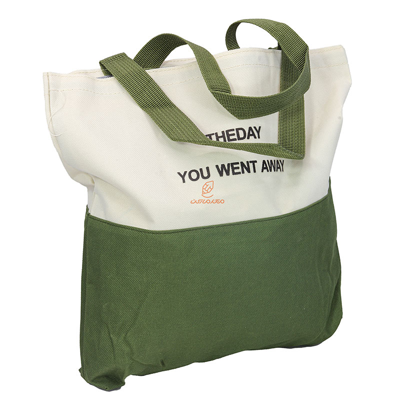 کوله پشتی چهار تکه سبز کرمی (10)