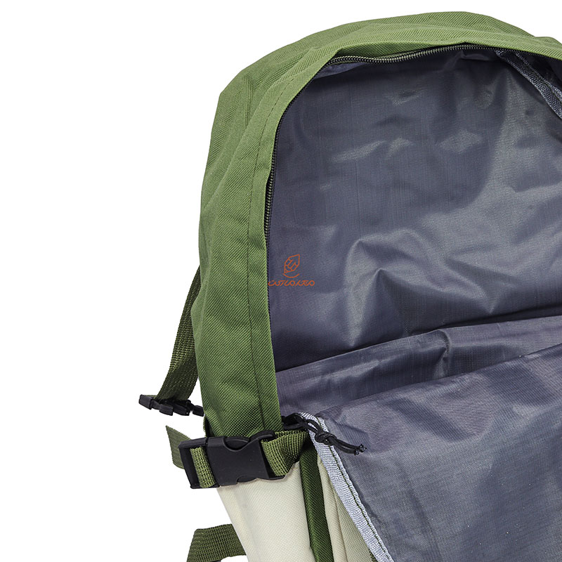 کوله پشتی چهار تکه سبز کرمی (8)