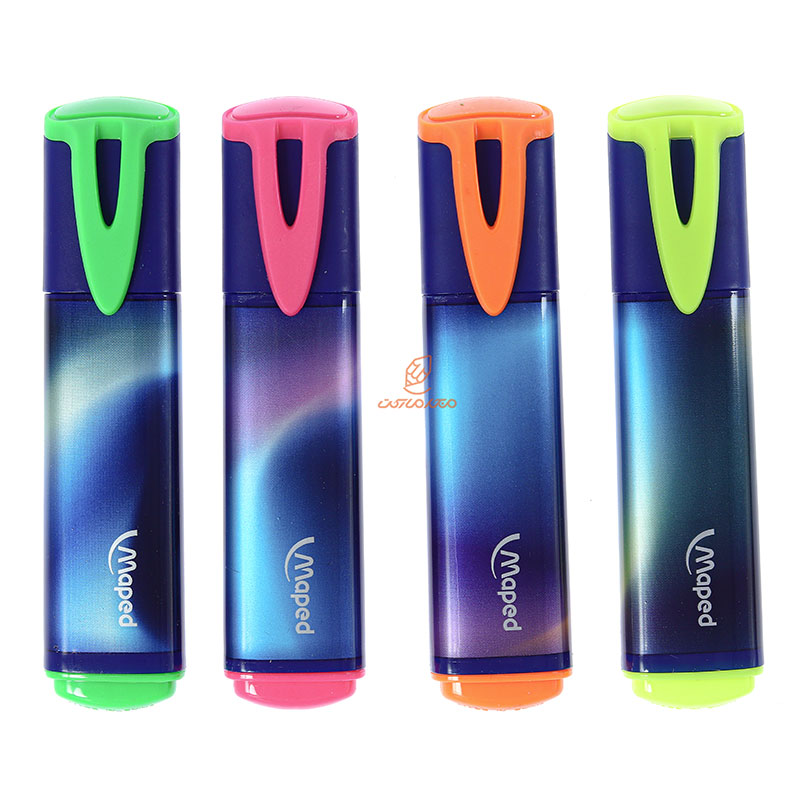 ماژیک علامت گذار بسته 4 عددی مدل نایت فال مپد MAPED (4)