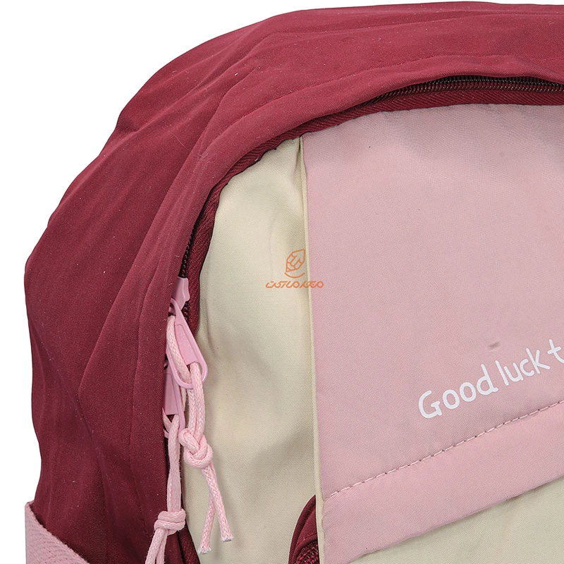 کوله پشتی دخترانه زرشکی کرمی JIAYBAG (6)