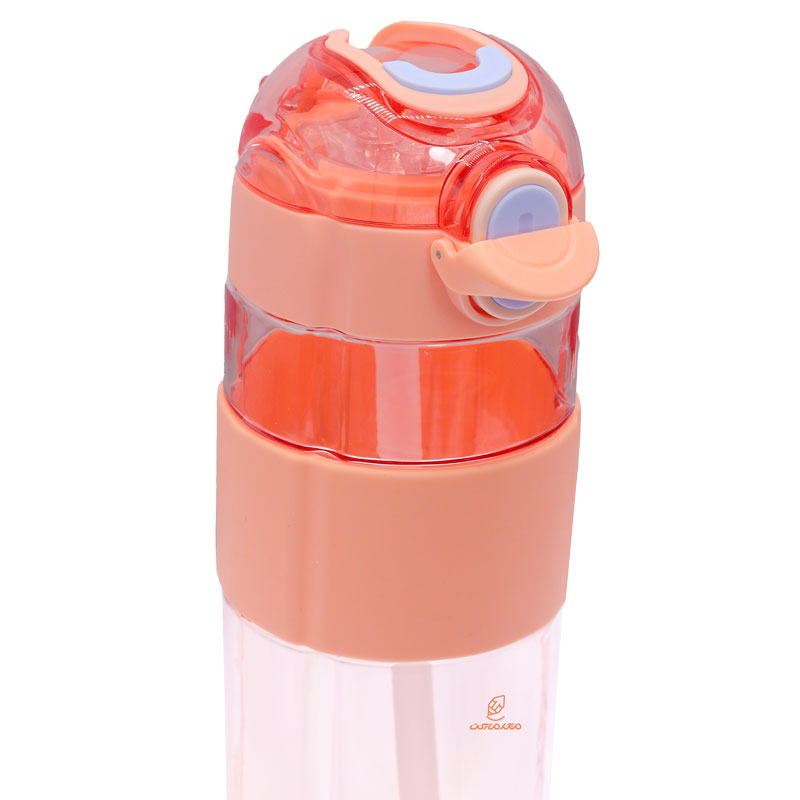 قمقمه نی دار 580 میل کد 822 گلبهی SPAGE CAPSULE (4)