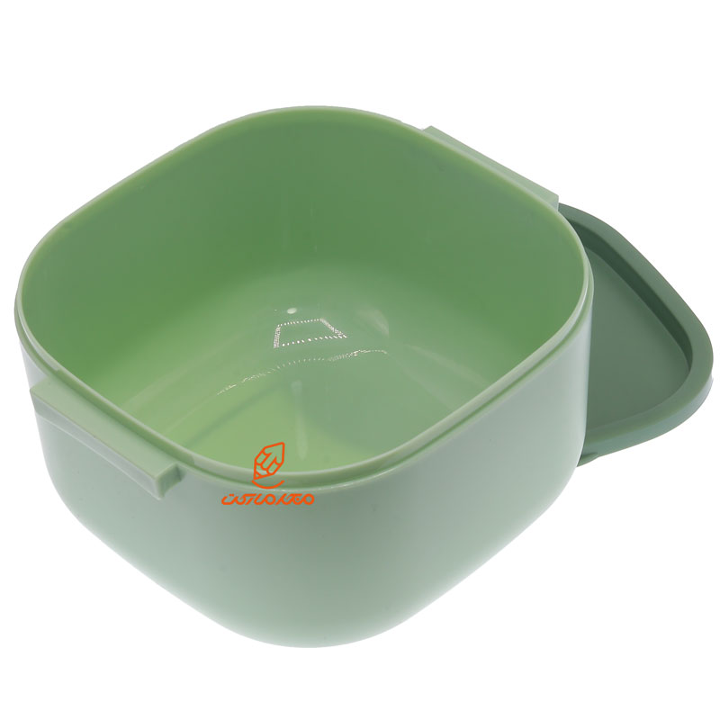 ظرف غذا یک طبقه مربعی X320 سبز (1)