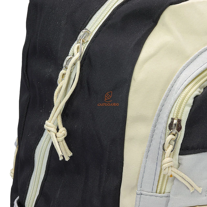 کوله پشتی دخترانه مشکی کرمی JIAYIBAG (2)