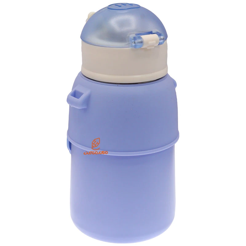 فلاسک فانتزی 600 میل کد AX013 آبی طرح خرس (3)