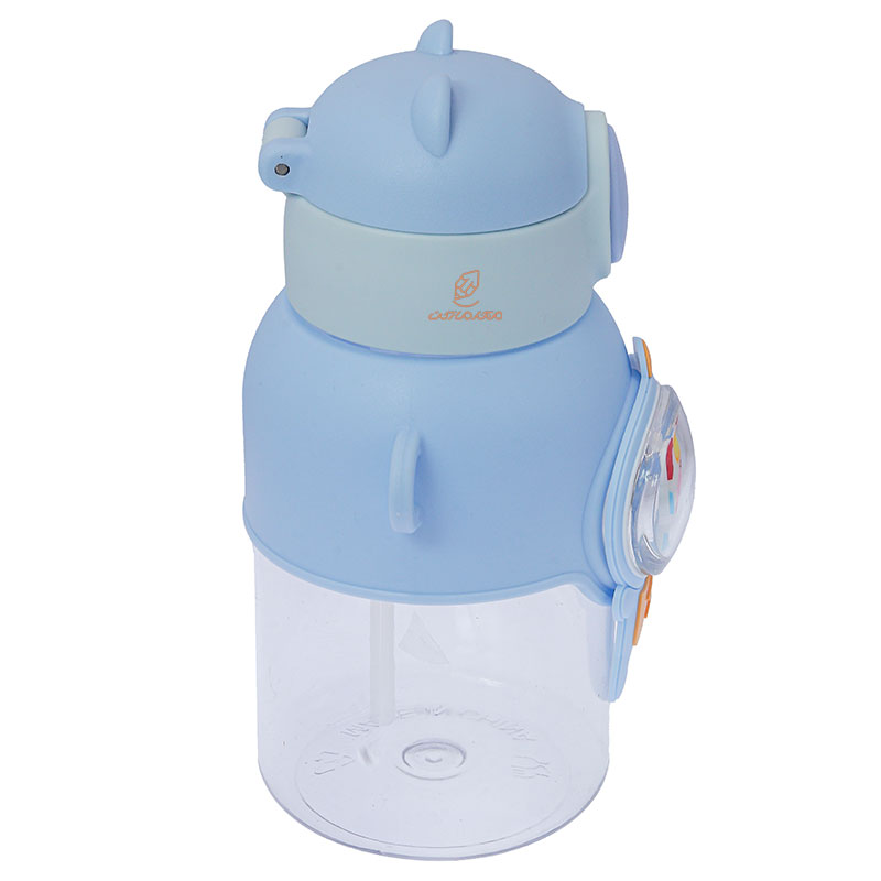 قمقمه فانتزی عروسک دار طرح دایناسور آبی (4)