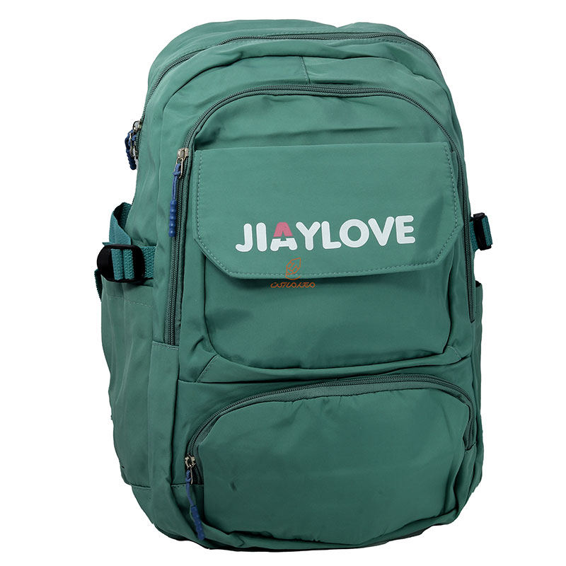 کوله پشتی دخترانه سبز پسته ای JIAYLOVE