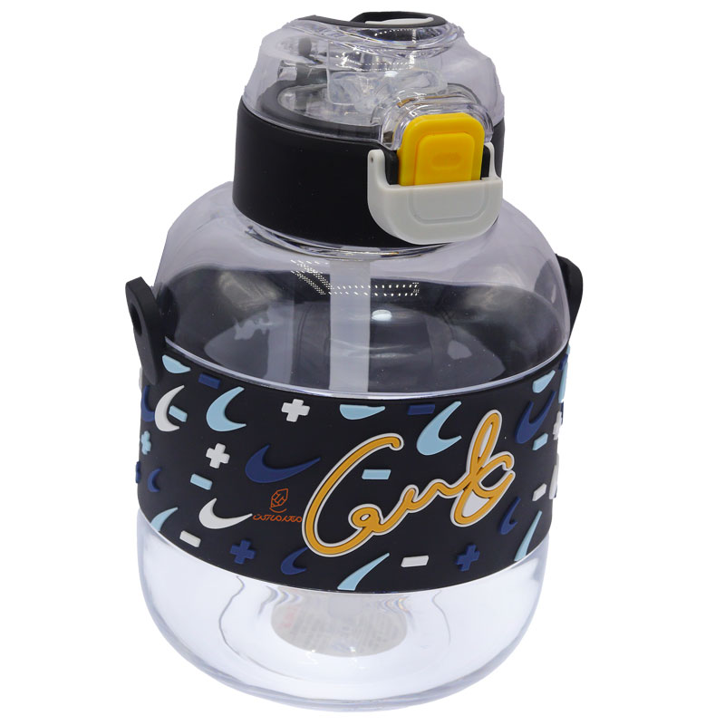 قمقمه نی دار 800 میل 830 مشکی SPAGE PLANET