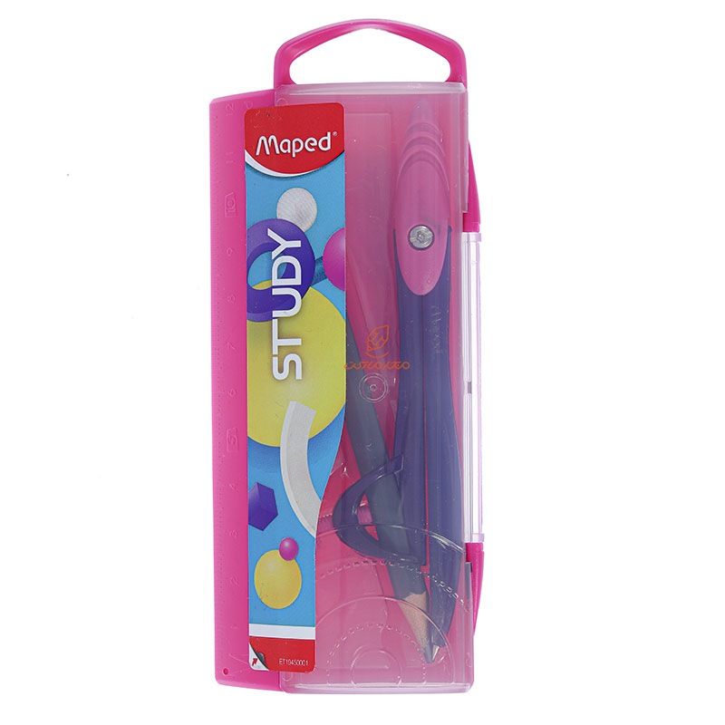 پرگار مدادگیر صورتی مدل STUDY 1941 مپد MAPED