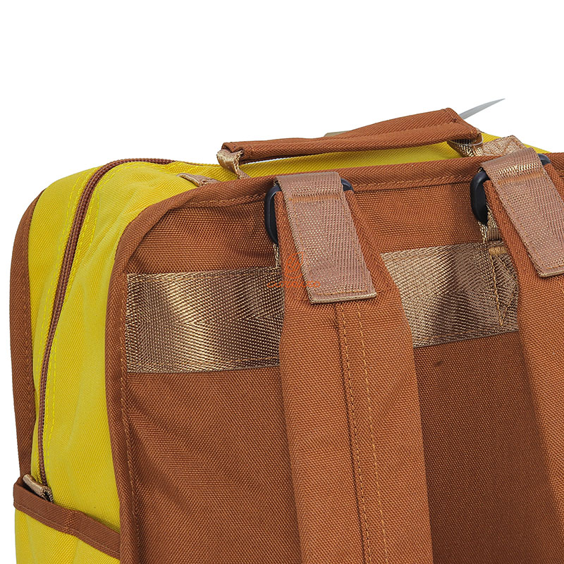 کوله پشتی خردلی کرمی 0827 هیماواری HIMAWARI (6)