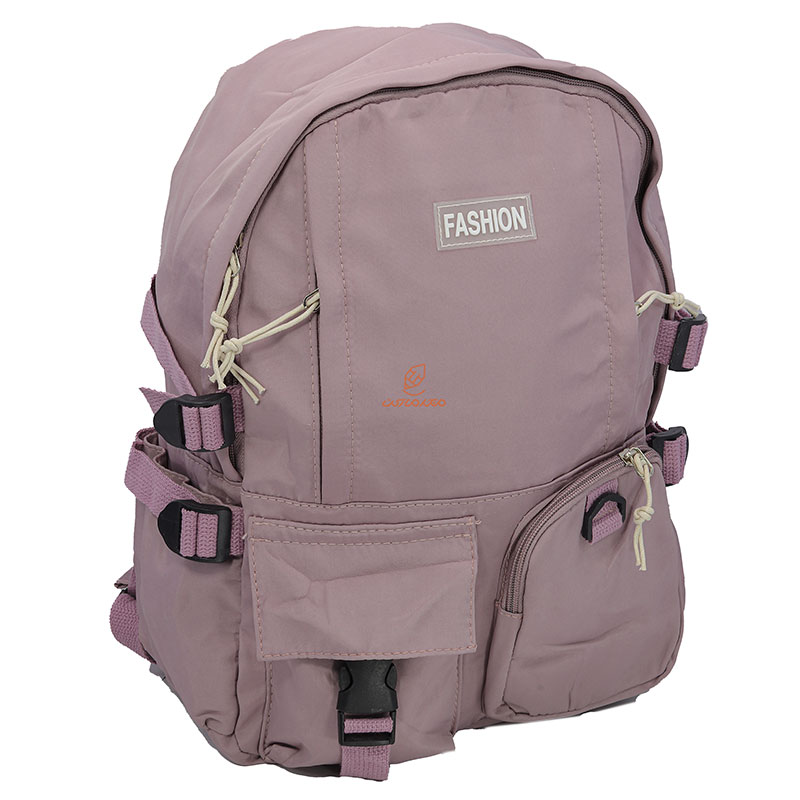 کوله پشتی دخترانه رنگ کالباسی فشن FASHION