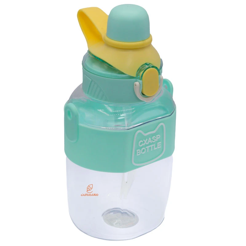 قمقمه نی دار 800 میل 386 سبز CXASP BOTTLE (2)
