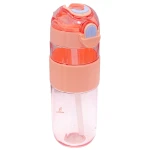 قمقمه نی دار 580 میل کد 822 گلبهی SPAGE CAPSULE (2)