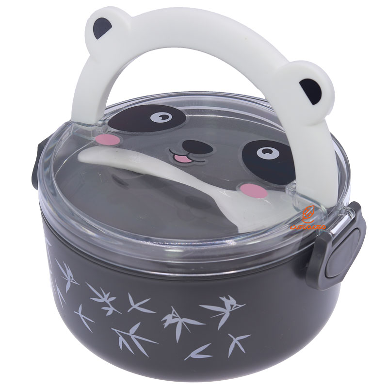 ظرف غذا یک طبقه 3073 طوسی سفید پاندا PANDA (4)