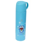 فلاسک 500 میل لیوان دار 606 آبی طرح گربه (2)