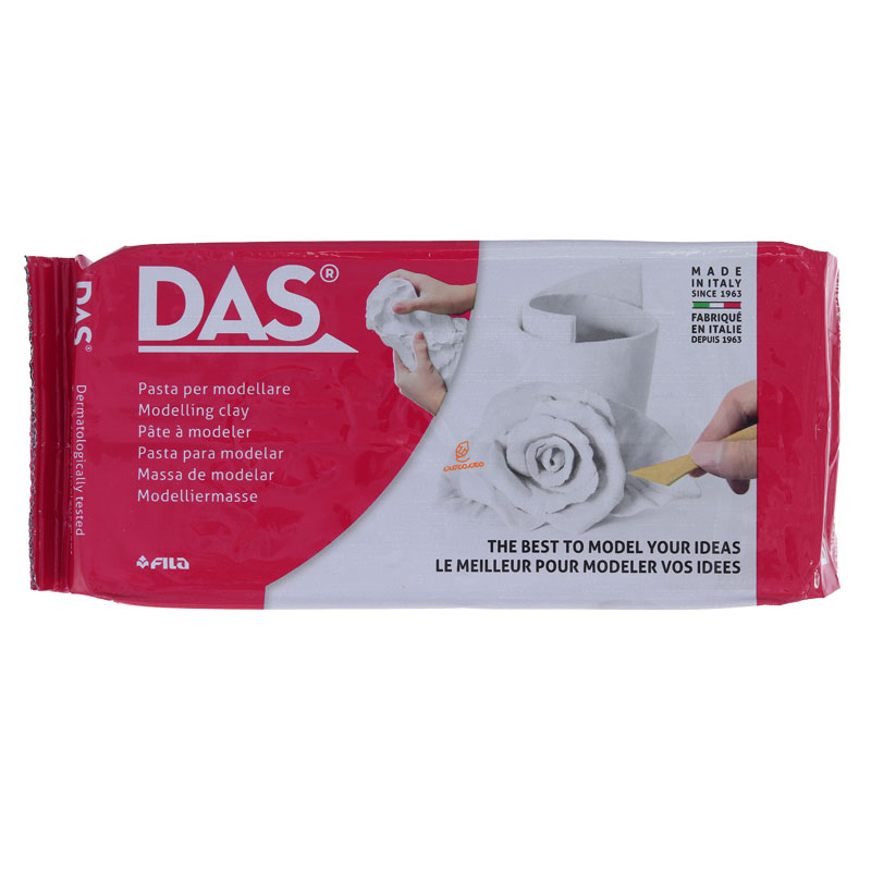 خمیر مجسمه سازی 500 گرمی سفید داس DAS
