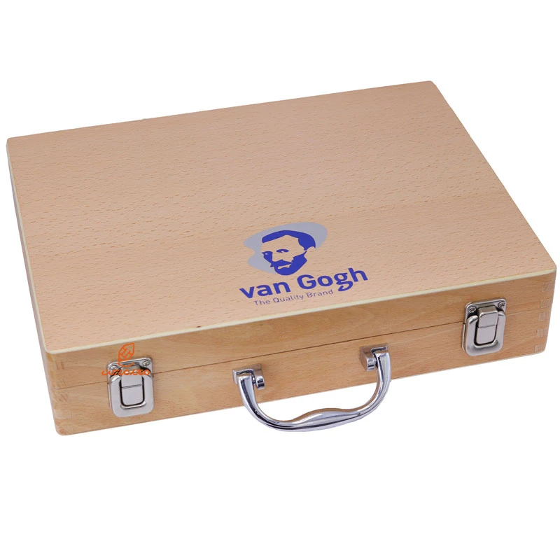 ست رنگ روغن 10 رنگ جعبه چوبی ونگوگ VAN GOGH (2)