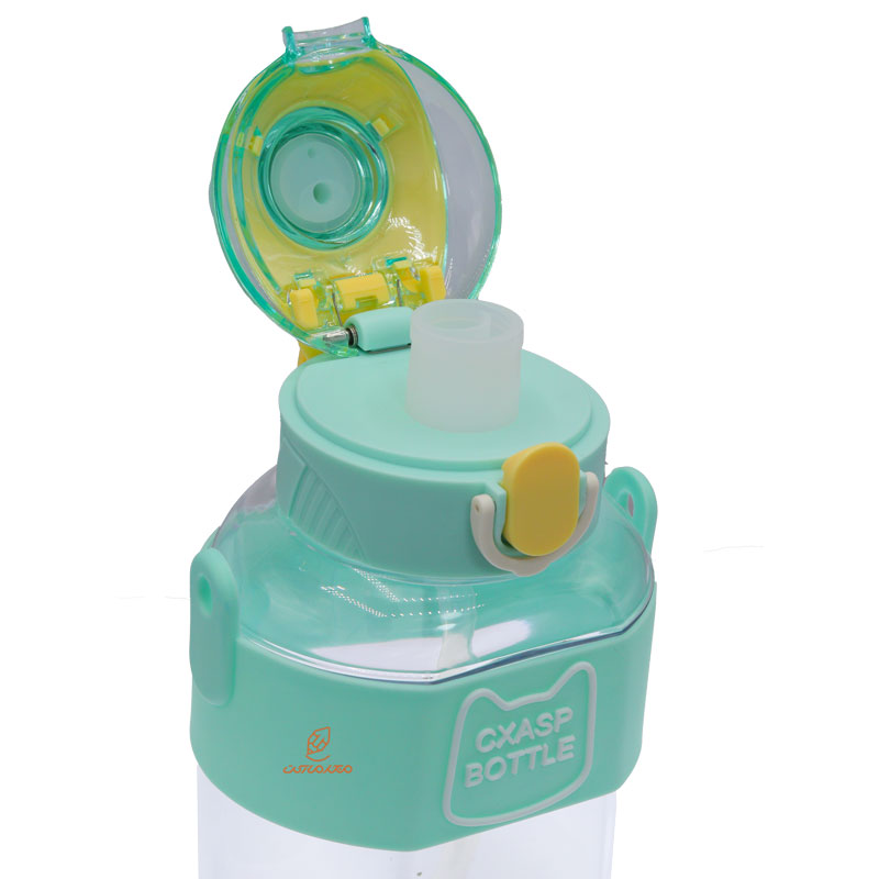 قمقمه نی دار 800 میل 386 سبز CXASP BOTTLE (5)