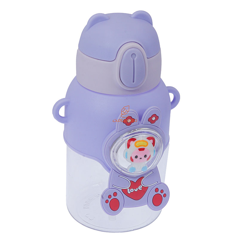 قمقمه فانتزی عروسک دار طرح گربه یاسی (2)