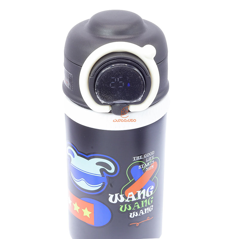 فلاسک 550 میل درجه دار 227 مشکی طرح خرگوش (1)