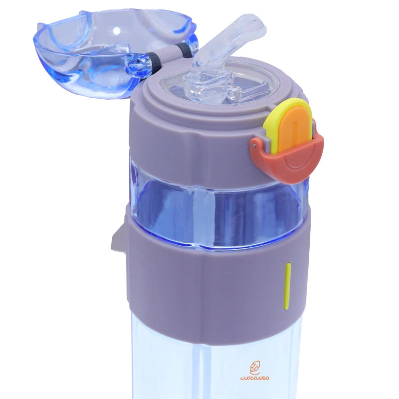 قمقمه نی دار 580 میل کد 822 آبی SPAGE CAPSULE (7)