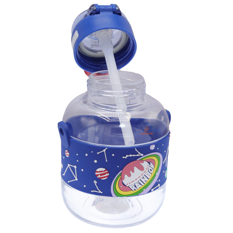 قمقمه نی دار 800 میل 810 طرح ستاره زمینه آبی SPAGE PLANET (5)