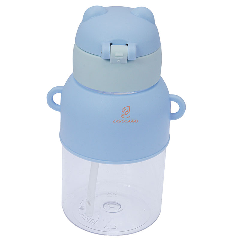 قمقمه فانتزی عروسک دار طرح دایناسور آبی (5)