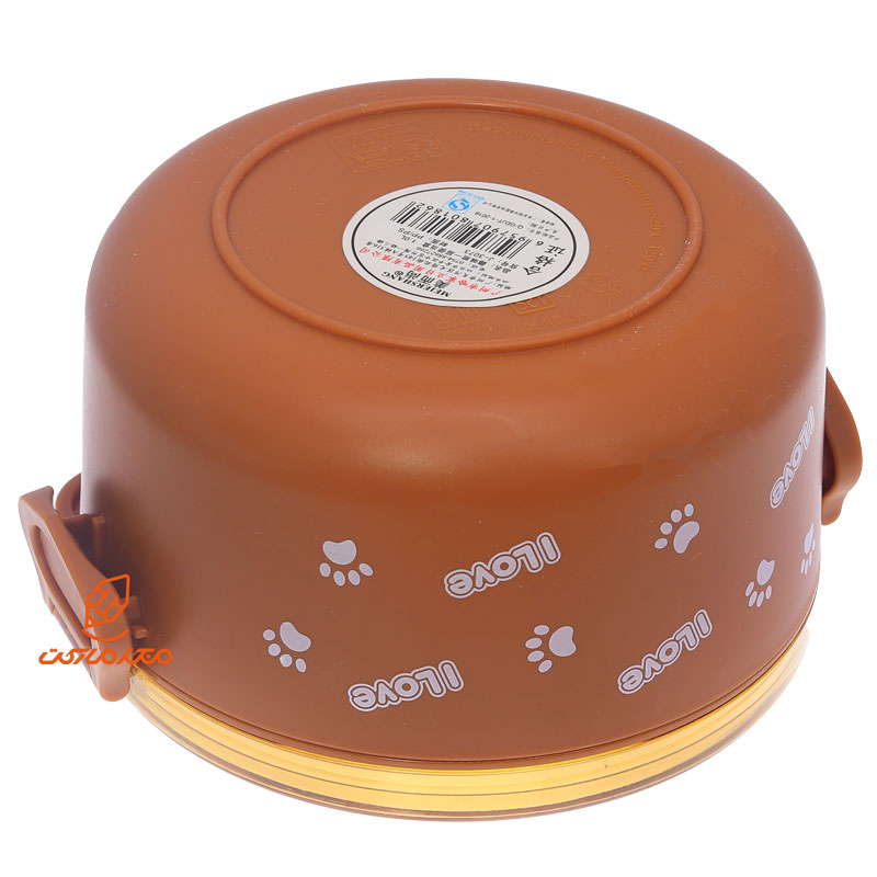 ظرف غذا یک طبقه 3073 قهوه ای خرس BEAR (1)