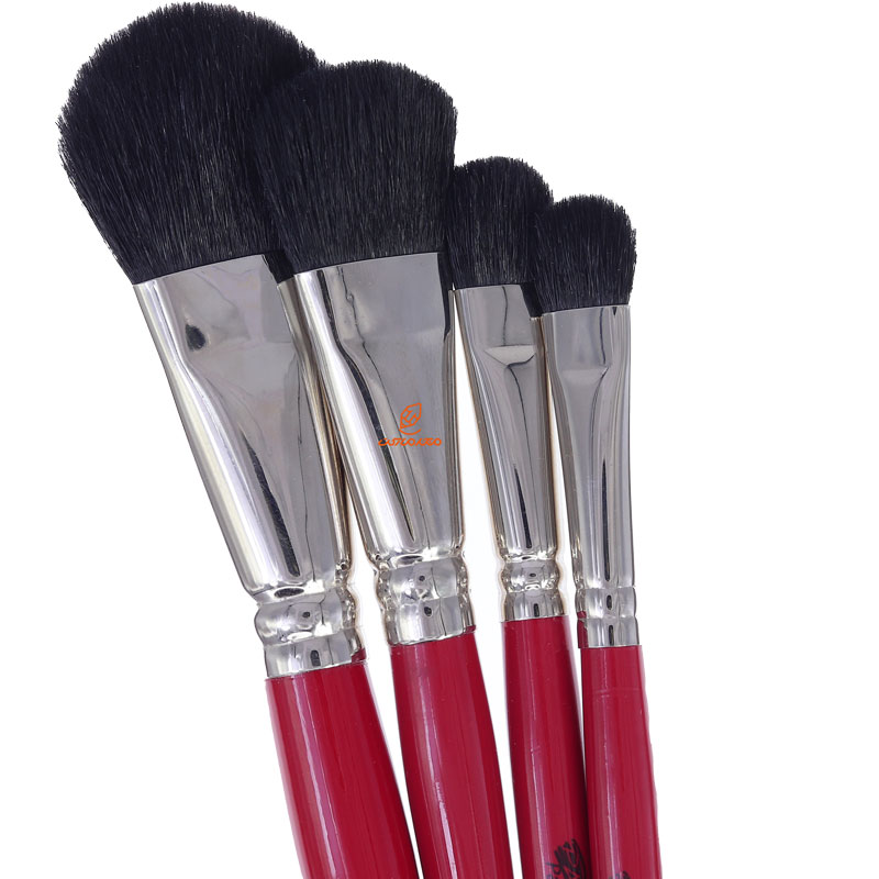 قلم مو محو کن تخت دسته قرمز 2392 پارس آرت (1)