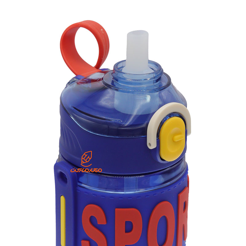 قمقمه ورزشی نی دار 500 میل کد 280 آبی SPORT BOTTLE (4)