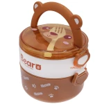 ظرف غذا دو طبقه 3074 قهوه ای خرس BEAR (4)
