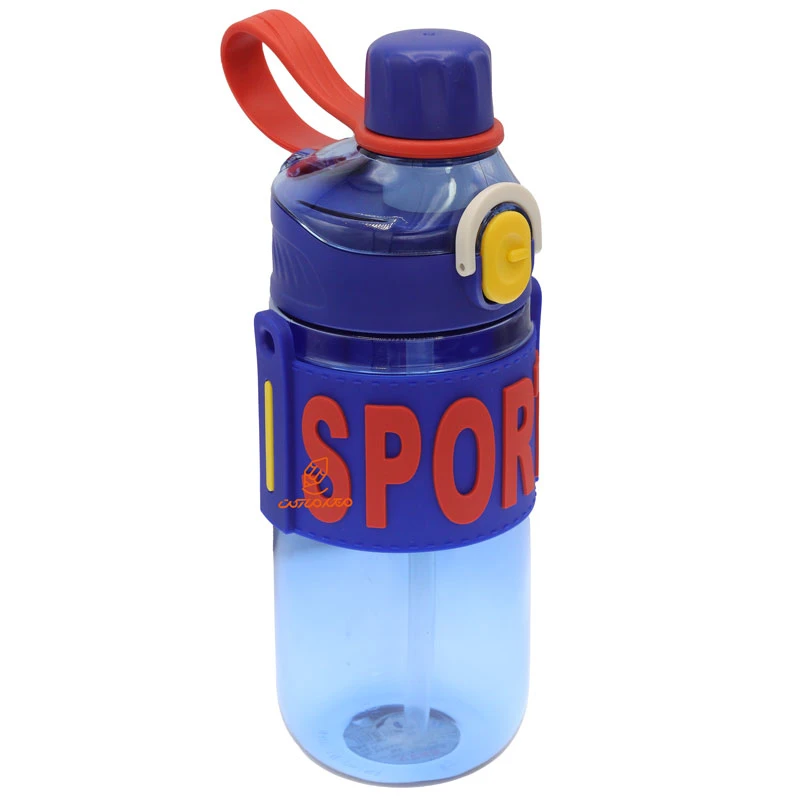 قمقمه ورزشی نی دار 500 میل کد 280 آبی SPORT BOTTLE (2)
